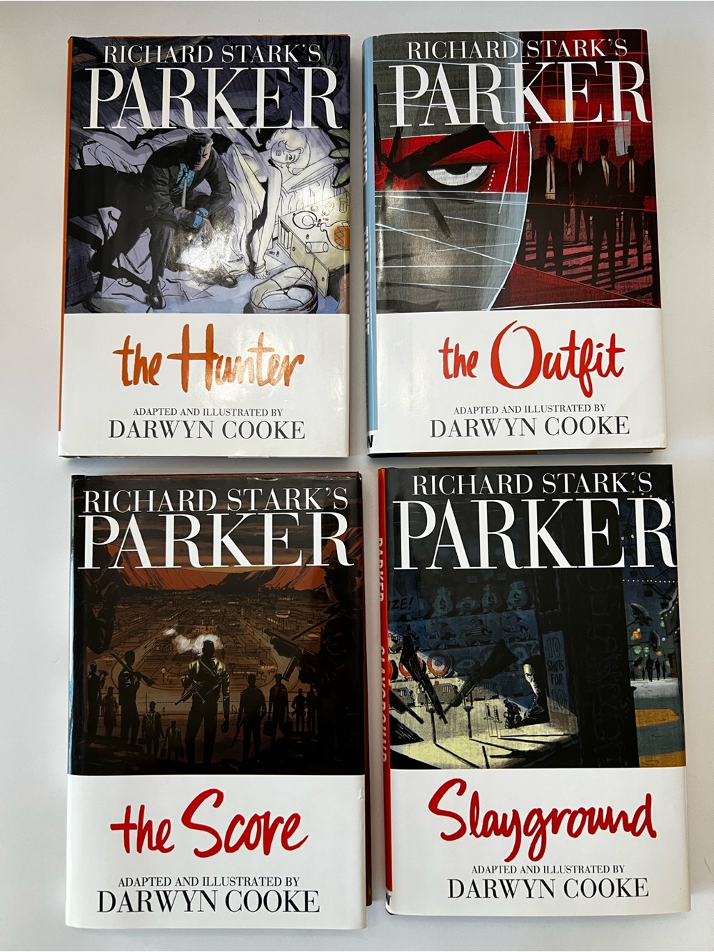 Richard Stark's Parker by Darwyn Cooke HC Full Set Volume 1-4 IDW